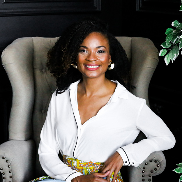 Photo of a woman siting in a chair