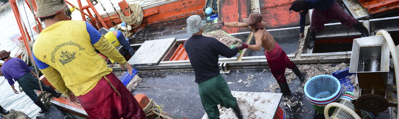 Forced labor on a fishing boat