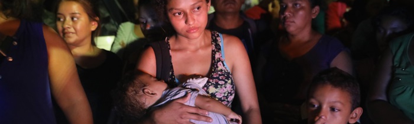 Woman with child