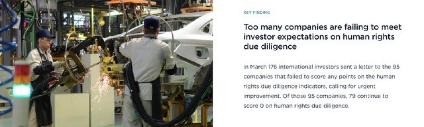 Workers in an auto factory
