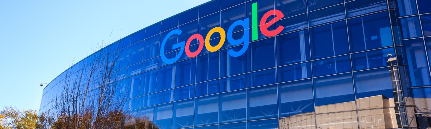 A photo of Google's headquarters