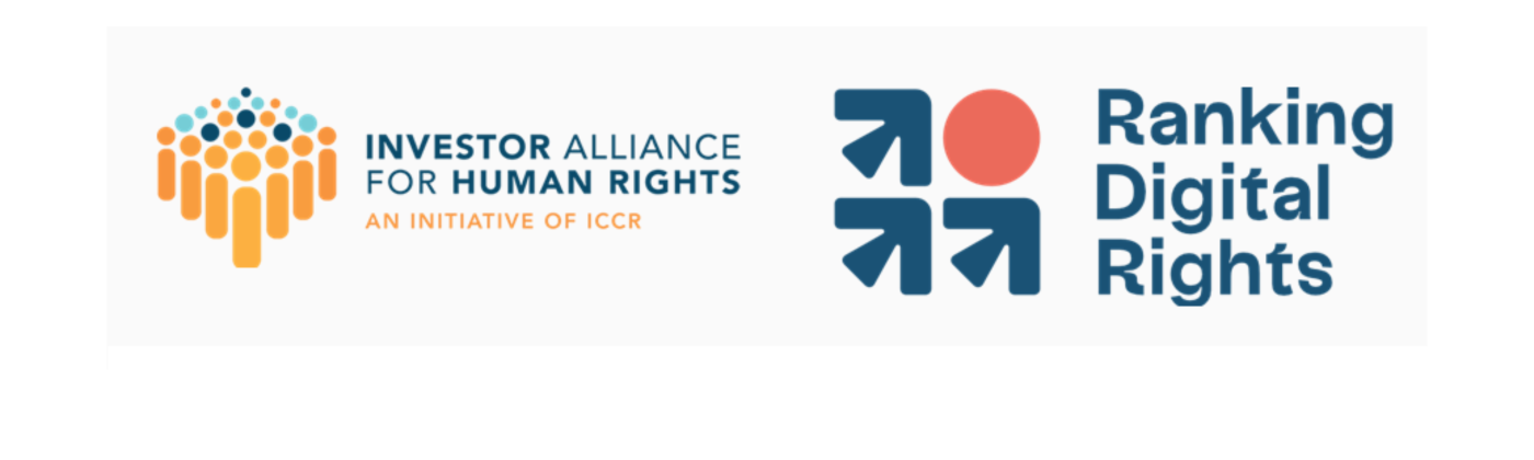 Investor Alliance and Ranking Digital Rights Banner