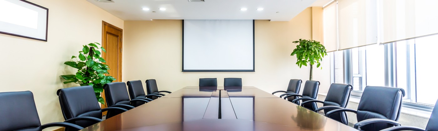 a corporate board room