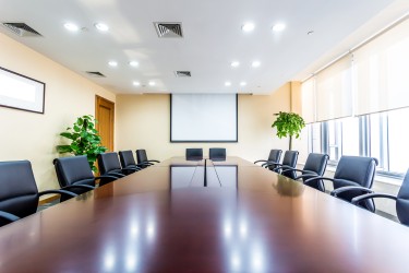 a corporate board room
